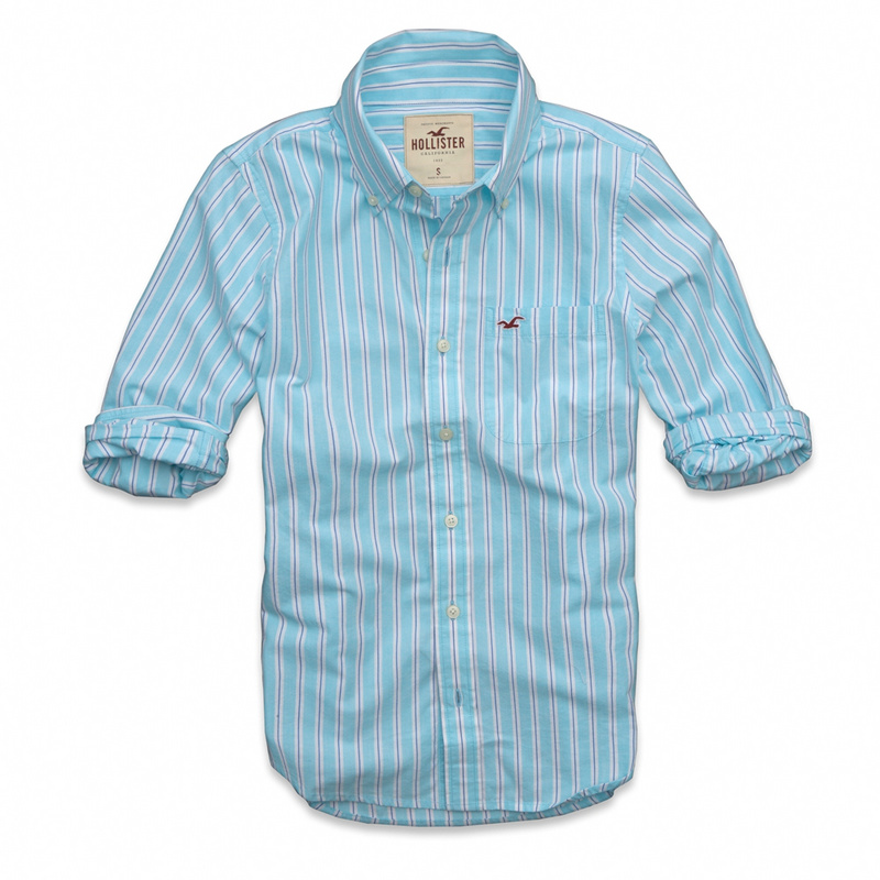 Hollister Hombres Pura Algodón Camisa HCO4500